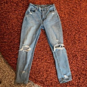 American Eagle jeans holed